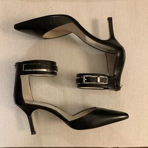 MICHAEL Michael Kors Karlie Back Zip Pointed-Toe Ankle-Strap Pumps